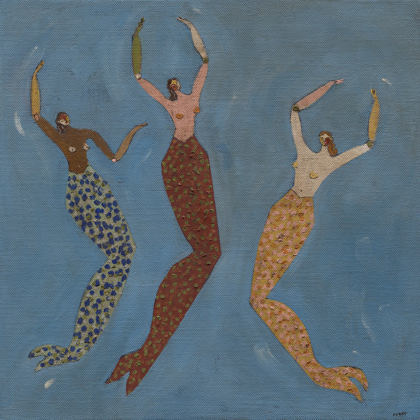 Swaying In Blue