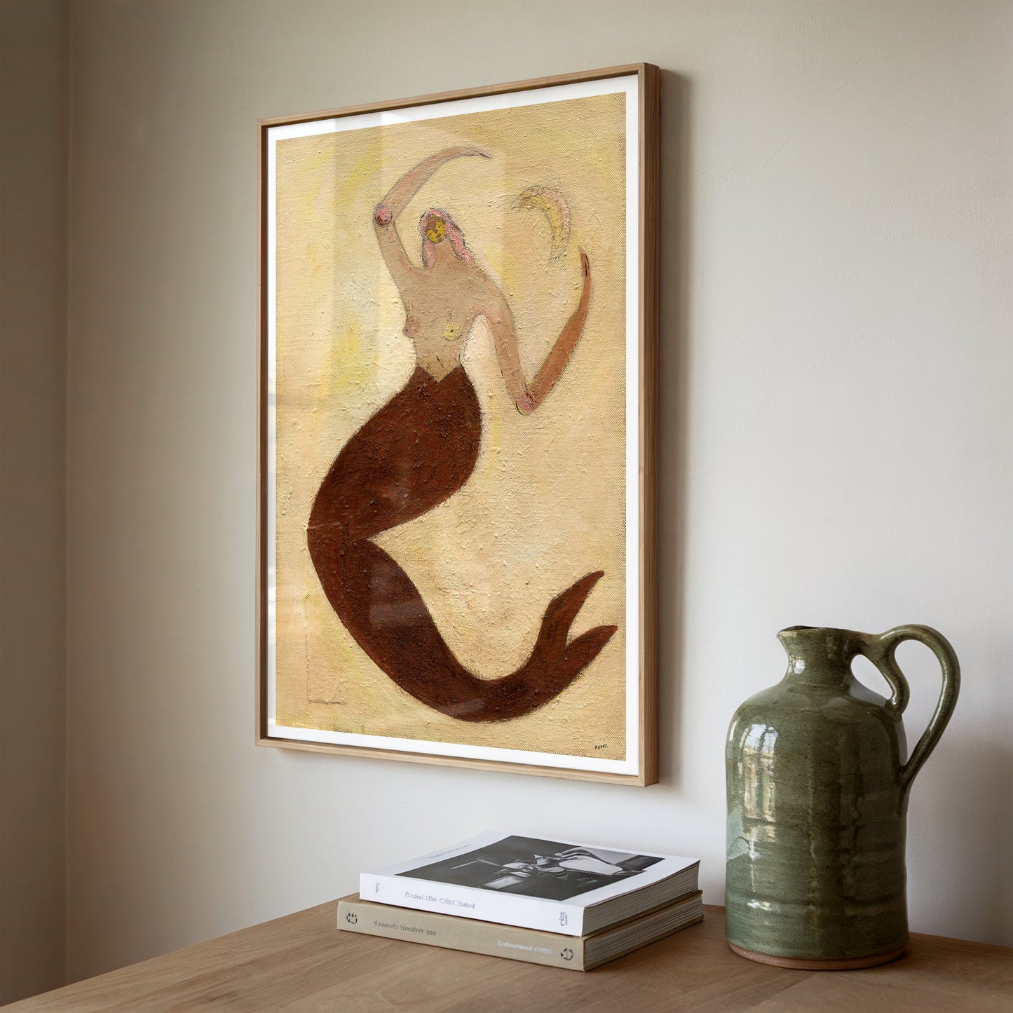 Mermaid And The Crescent Moon