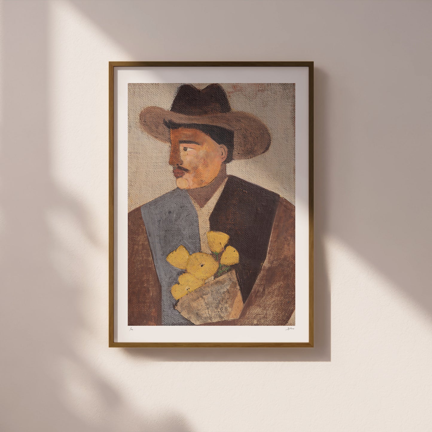 Man At The Flower Market