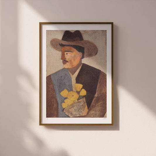 Man At The Flower Market