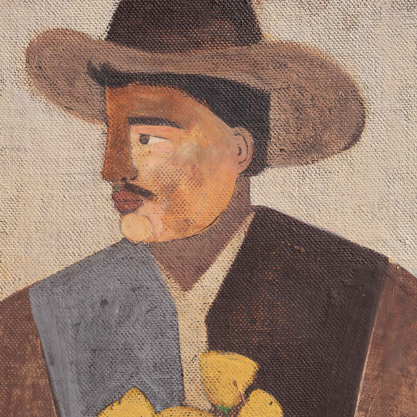Man At The Flower Market
