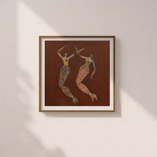 Mermaids In Burnt Sienna