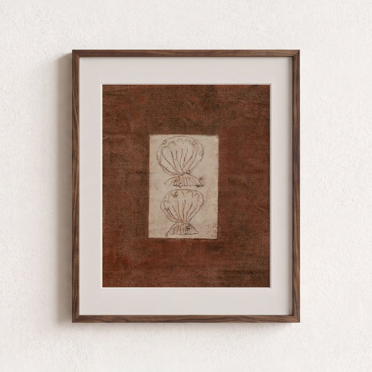 Shells In Burnt Sienna