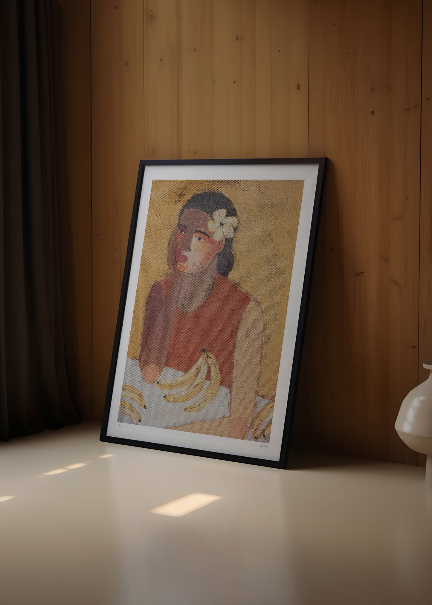 Woman At The Fruit Stand 1